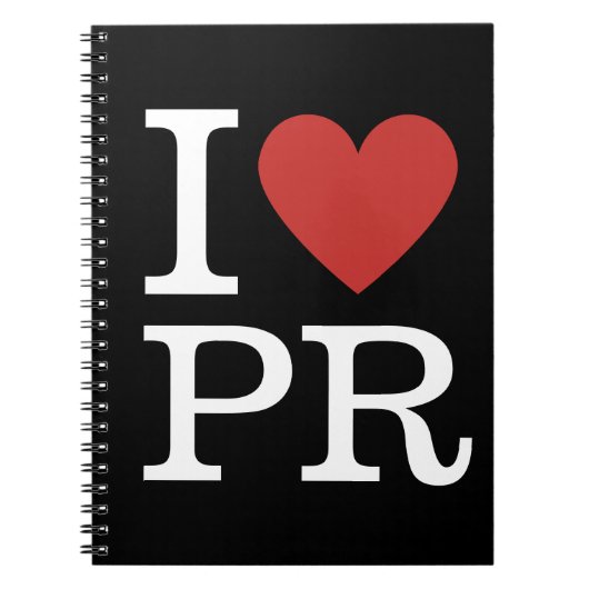 I ❤️ Love PR - PR Firm/Department - Notitieboek (Voorkant)