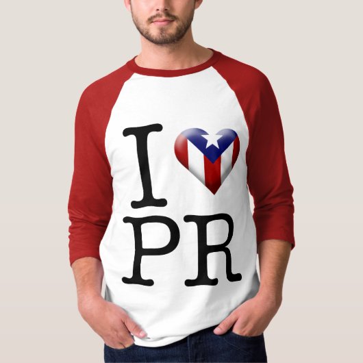 I Love PR T-shirt (Voorkant)