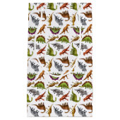 I Love Prehistorische Dinosaurs Gift Bag Klein Cadeauzakje (Voorkant)