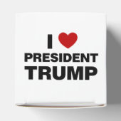 I Love President Trump Heart Bedankdoosjes (Bovenkant)