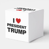 I Love President Trump Heart Bedankdoosjes (Achterkant)