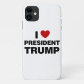 I Love President Trump Heart Case-Mate iPhone Case (Achterkant)