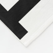 I Love President Trump Heart Fleece Deken (Hoek)