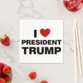 I Love President Trump Heart Servet (Insitu)