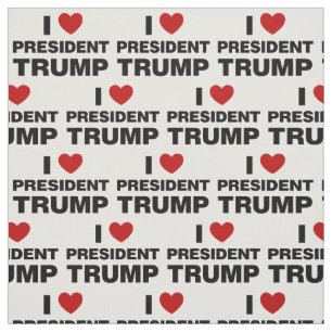 I Love President Trump Heart Stof