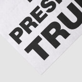 I Love President Trump Heart Tissuepapier (Detail)