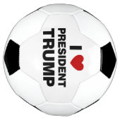 I Love President Trump Heart Voetbal (Gedraaid)
