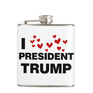 I Love President Trump Hearts Heupfles