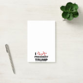 I Love President Trump Hearts Post-it® Notes (Kantoor)