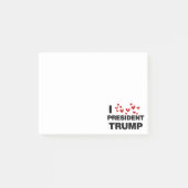 I Love President Trump Hearts Post-it® Notes (Voorkant)