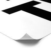 I Love President Trump Hearts Poster (Hoek)