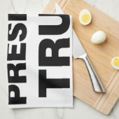 I Love President Trump Hearts Theedoek (Quarter Fold)