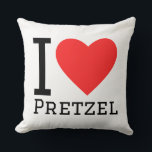 I love pretzel  kussen<br><div class="desc">I love pretzel ,  for food lovers</div>