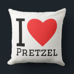 I love pretzel  kussen<br><div class="desc">I love pretzel ,  for food lovers</div>