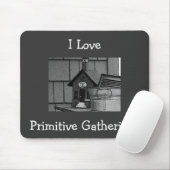 I Love, Primitive Gatherings Mousepad Muismat (Met muis)