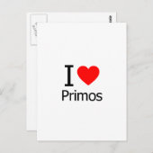 I Love Primos Briefkaart (Voorkant / Achterkant)