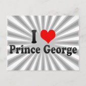 I Love Prince George, Canada Briefkaart (Voorkant)