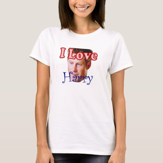 I Love Prince Harry T-shirt (Voorkant)