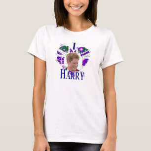 I Love Prince Harry UK Flag T-shirt