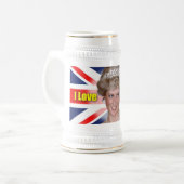 I Love Princess Diana Bierpul (Voorkant links)