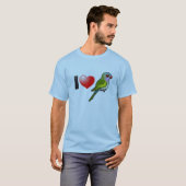 I Love Princess Parrots T-shirt (Voorkant volledig)