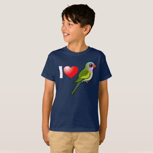 I Love Princess Parrots T-shirt (Voorkant volledig)