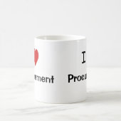 I Love Procurement Funny Slogan Quote Koffiemok (Center)