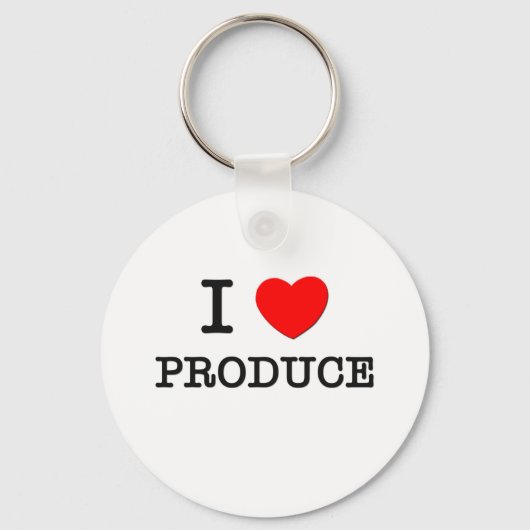 I Love Produce Sleutelhanger (Voorkant)