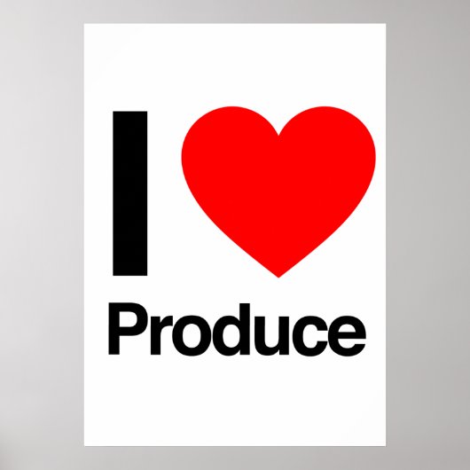 i love products poster (Voorkant)