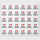 I Love Profit Margins Cadeaupapier (Vlak)