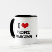 I Love Profit Margins Mok (Voorkant links)