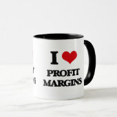 I Love Profit Margins Mok (Voorkant rechts)