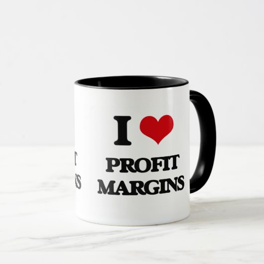 I Love Profit Margins Mok (Voorkant rechts)