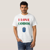 I Love Programming and I Love Cobol T-shirt (Voorkant volledig)