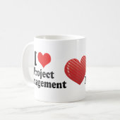 I Love Project Management Koffiemok (Voorkant links)