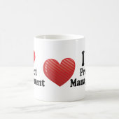 I Love Project Management Koffiemok (Center)