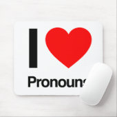 i love pronouns muismat (Met muis)