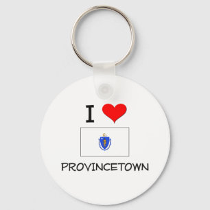I Love Provincetown Massachusetts Sleutelhanger