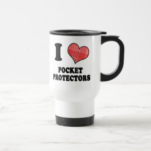 I Love (Pset Heart) Pocket Protectors Reisbeker