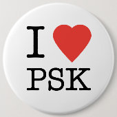 I Love PSK Button (Voorkant)