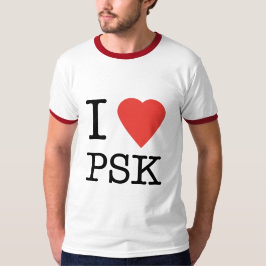 I Love PSK T-Shirt (Voorkant)