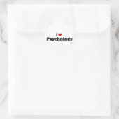 I Love Psychology Ronde Sticker (Tas)