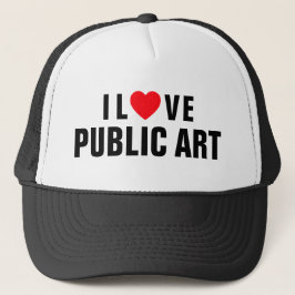 I Love Public Art™ Trucker Hat Pet