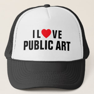 I Love Public Art™ Trucker Hat Pet