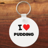 I Love Pudding Sleutelhanger (Voorkant)