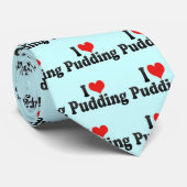 I Love Pudding Stropdas (Opgerold)