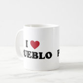 I Love Pueblo Colorado Koffiemok (Voorkant links)