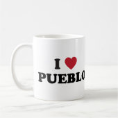 I Love Pueblo Colorado Koffiemok (Links)