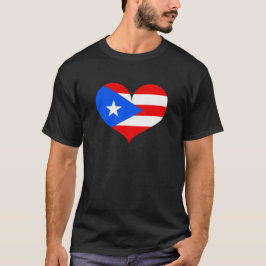 I Love Puerto Rico Flag T-shirt