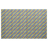 I Love Pugs Color Squares Large Pattern Stof (Yard (91,4 cm))